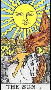 The Sun Tarot Upright Meaning by The Tarot Guide, Learn How to Read Tarot Cards, Major Arcana, General Interpretation, Love, Relationships, Money, Finance, Health, Spirituality, Keywords, Tarot Reading, Tarot Readers, Psychic, Clairvoyant, Reiki, Palm, Online, Skype, Email, In-person Tarot Readings, Dublin, Ireland, UK, USA, Canada, Australia, How Someone Sees You, Feels About You, Job Offer, Feelings¸ Outcome