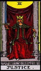 Justice Tarot card upright and reversed meaning by The Tarot Guide, Major Arcana, Justice Tarot, Tarot card meanings, Justice Tarot card, Justice Tarot meaning, Justice Tarot reading, Tarot card reading, Tarot reading, free Tarot, Tarot Justice,