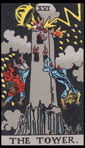 The Tower Tarot card upright and reversed meaning by The Tarot Guide, Major Arcana, The Tower Tarot, Tarot card meanings, The Tower Tarot card, The Tower Tarot meaning, The Tower Tarot reading, Tarot The Tower, The Tower reversed, The Tower Tarot reversed,