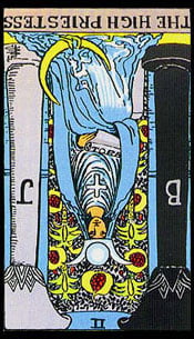 The High Priestess Tarot Reversed Meaning by The Tarot Guide, Learn How to Read Tarot Cards, Major Arcana, General Interpretation, Love, Relationships, Money, Finance, Health, Spirituality, Keywords, Tarot Reading, Tarot Readers, Psychic, Clairvoyant, Reiki, Palm, Online, Skype, Email, In-person Tarot Readings, Dublin, Ireland, UK, USA, Canada, Australia, How Someone Sees You, Feels About You, Job Offer, Feelings, Outcome