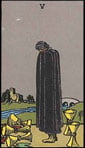 Five of Cups Tarot card upright and reversed meaning by The Tarot Guide, Minor Arcana, Five of Cups Tarot, Five of Cups Tarot card, Five of Cups Tarot meaning, Five of Cups Tarot reading, Tarot Five of Cups, Five of Cups reversed, Five of Cups Tarot reversed