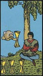 Four of Cups Tarot card upright and reversed meaning by The Tarot Guide, Minor Arcana, Four of Cups Tarot, Four of Cups Tarot card, Four of Cups Tarot meaning, Four of Cups Tarot reading, Tarot Four of Cups, Four of Cups reversed, Tarot 4 of Cups
