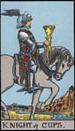 Knight of Cups Tarot card upright and reversed meaning by The Tarot Guide, Minor Arcana, Knight of Cups Tarot, Tarot Knight of Cups reversed, Knight of Cups reversed, Tarot Knight of Cups, Tarot card meanings, Knight of Cups Tarot card,Tarot reading Dublin