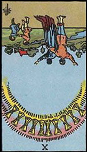 Ten of Cups Tarot Reversed Meaning by The Tarot Guide, Learn How to Read Tarot Cards, Minor Arcana, General Interpretation, Love, Relationships, Money, Finance, Health, Spirituality, Keywords, Tarot Reading, Tarot Readers, Psychic, Clairvoyant, Reiki, Palm, Online, Skype, Email, In-person Tarot Readings, Dublin, Ireland, UK, USA, Canada, Australia, How Someone Sees You, Feels About You, Job Offer, Feelings, Outcome